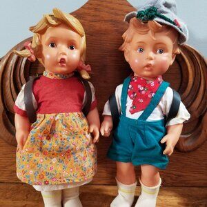 Vintage M.J. Hummel Goebel Dolls – 11½” All Vinyl – Jointed – West Germany